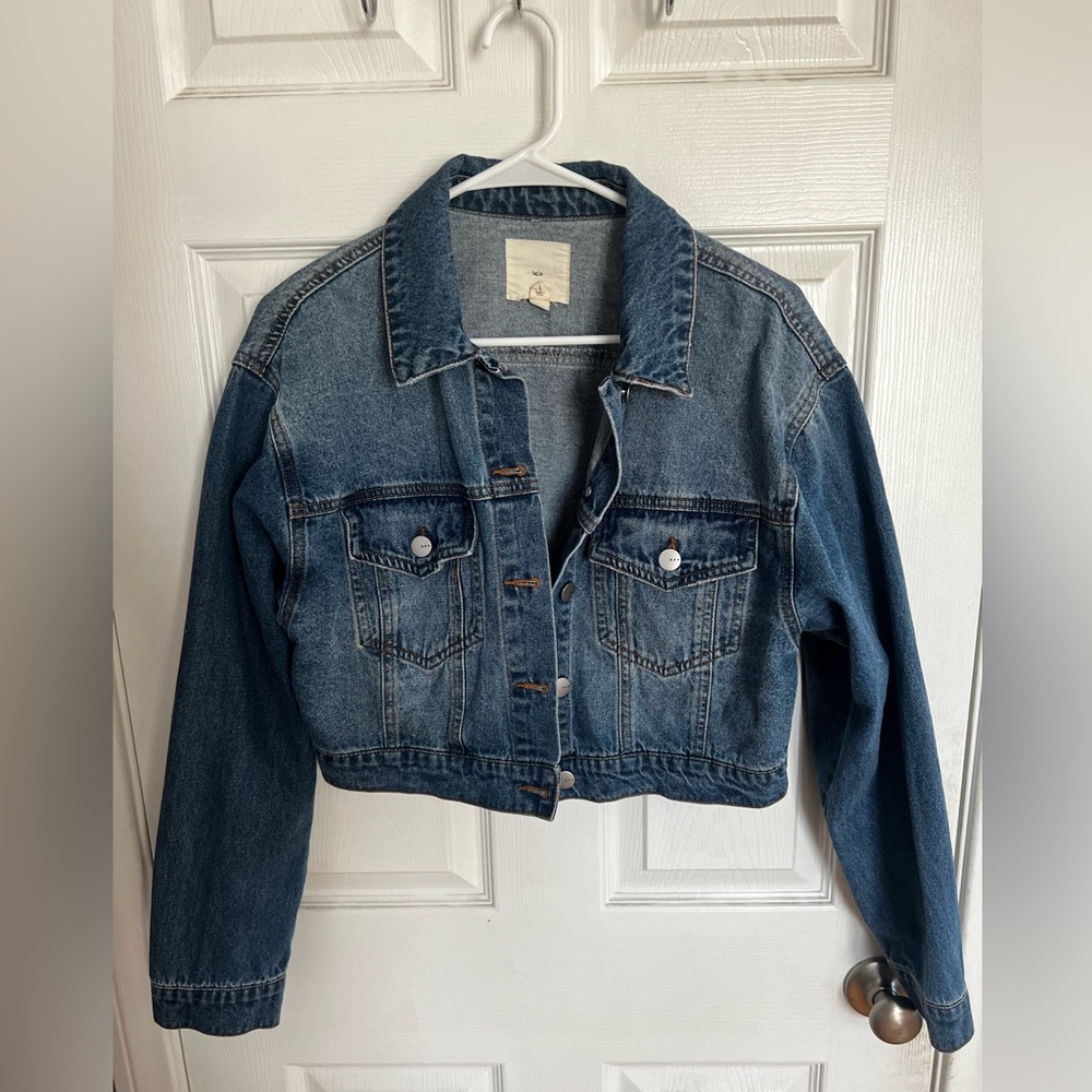 Women’s blue denim jacket